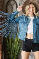 The Margo Fringe Denim Jacket