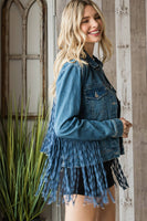 The Margo Fringe Denim Jacket
