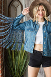 The Margo Fringe Denim Jacket